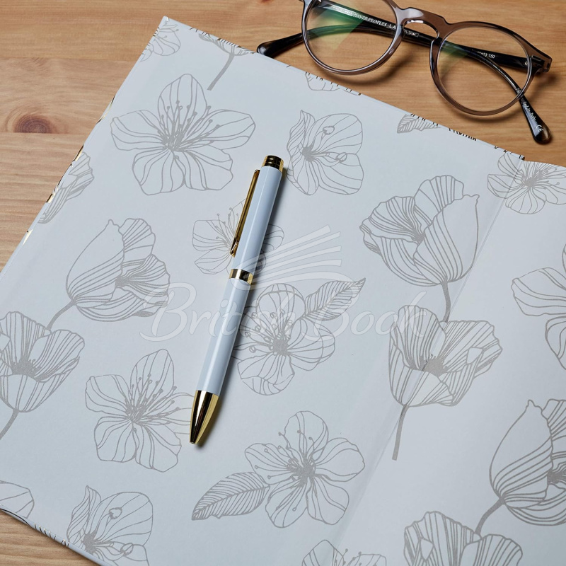 Блокнот Desk Notebook Gold Flowers зображення 5