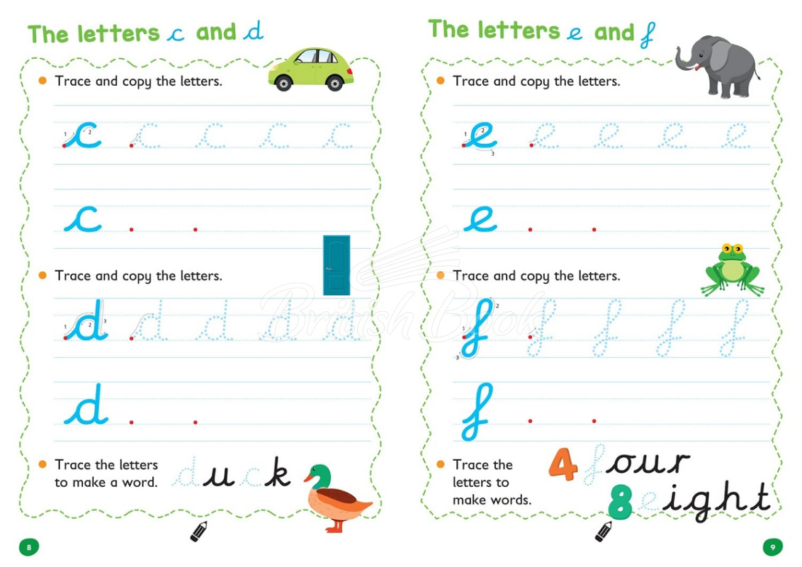 Книга Collins Easy Learning Preschool: Cursive Letters Wipe-Clean Activity Book (Ages 3-5) зображення 2