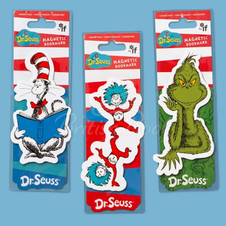 Закладка Dr. Seuss Magnetic Bookmarks: Cat in the Hat изображение 2