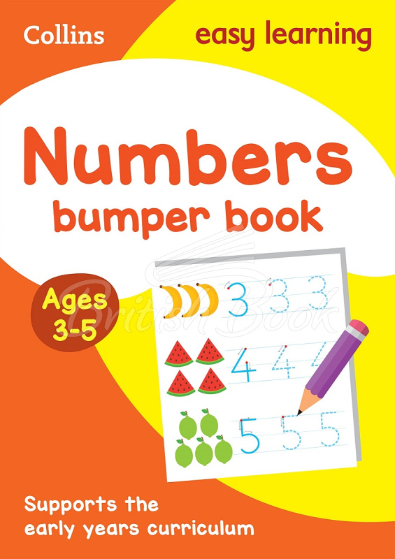 Книга Collins Easy Learning Preschool: Numbers Bumper Book (Ages 3-5) зображення