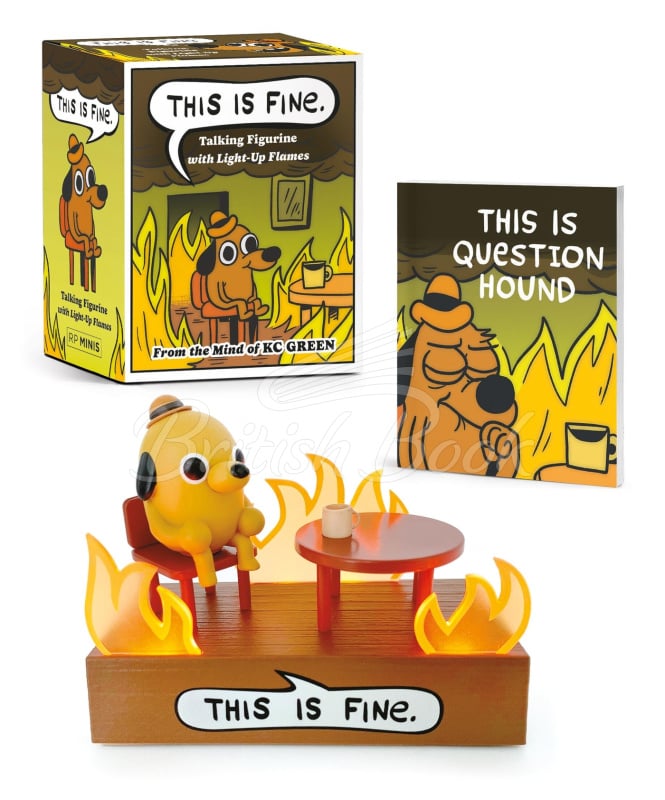 Міні-модель This Is Fine Talking Figurine зображення