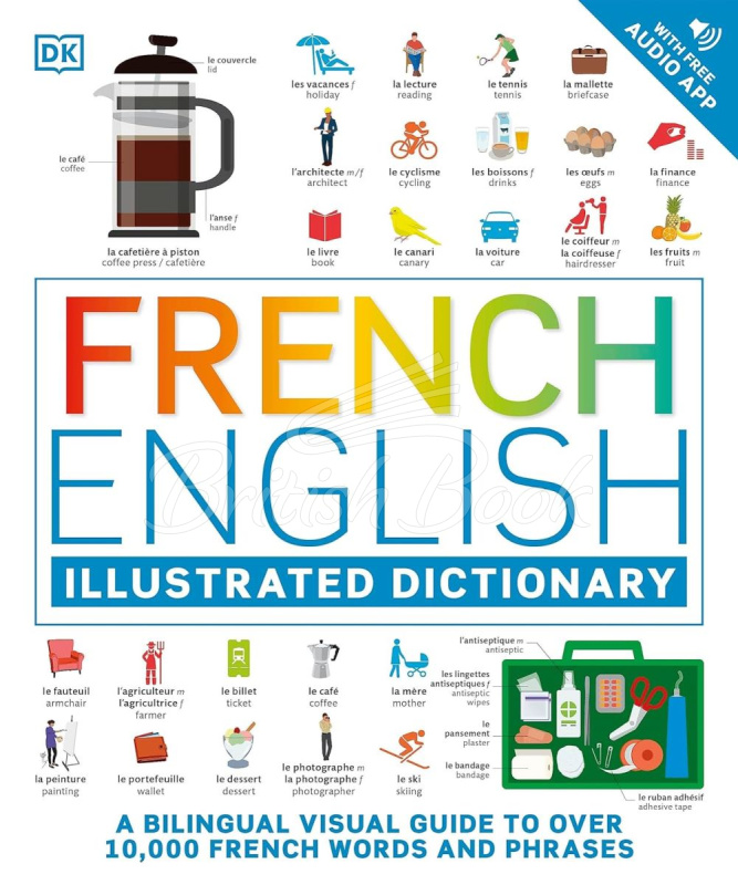 Книга French English Illustrated Dictionary зображення