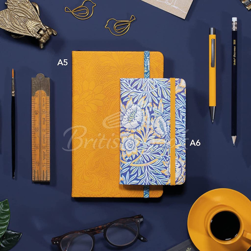 Блокнот V&A Bookaroo A6 Notebook Morris Tulip & Willow зображення 3