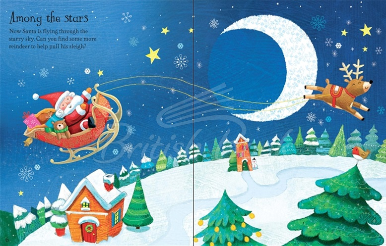 Книга First Sticker Book: Santa изображение 1