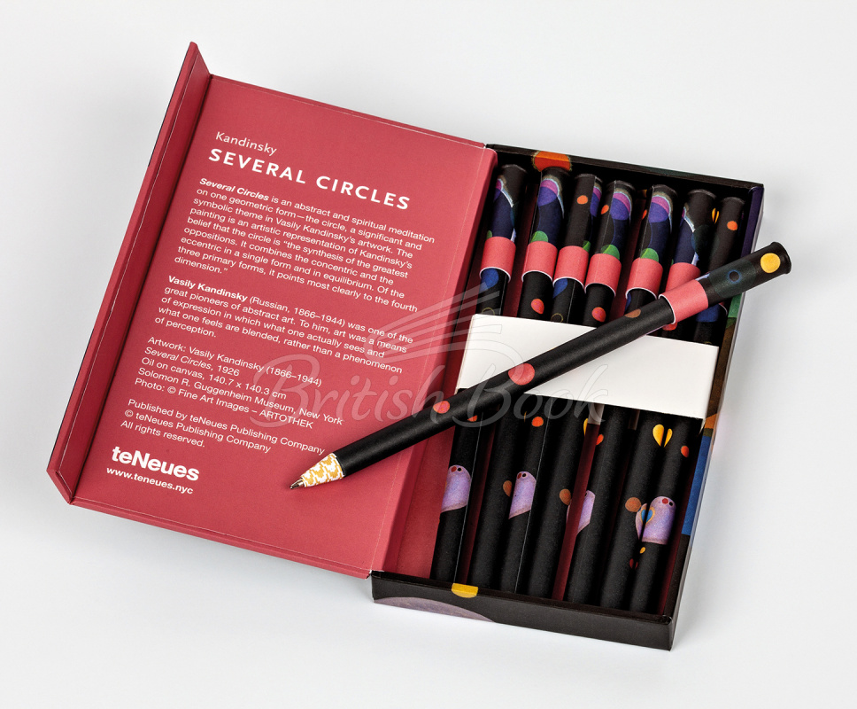 Набір Vasily Kandinsky Several Circles 8-Pen Set зображення 1