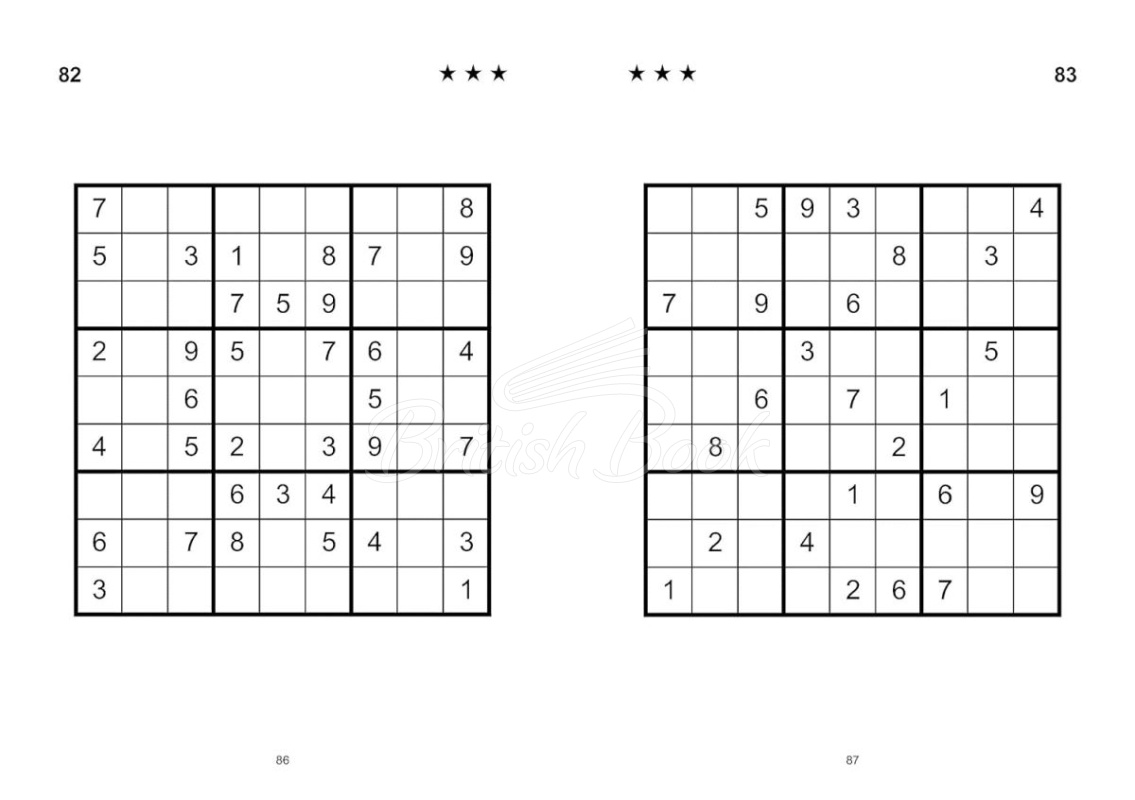 Книга Sudoku: Over 200 Puzzles изображение 3