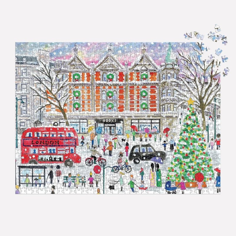 Пазл Michael Storrings Christmas in London 1000 Piece Puzzle изображение 3