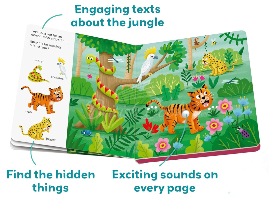 Книга Shh... Who's there? Jungle Animals зображення 1