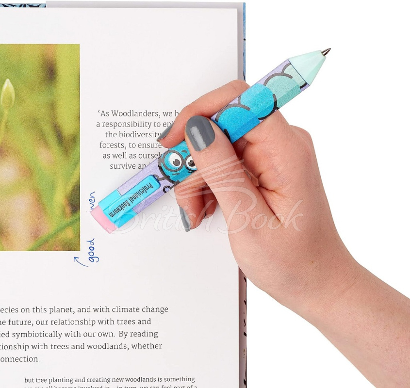 Закладка Pen Bookmark Bookworm with Refills изображение 5
