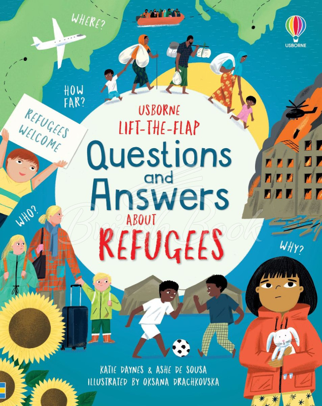Книга Lift-the-Flap Questions and Answers about Refugees зображення