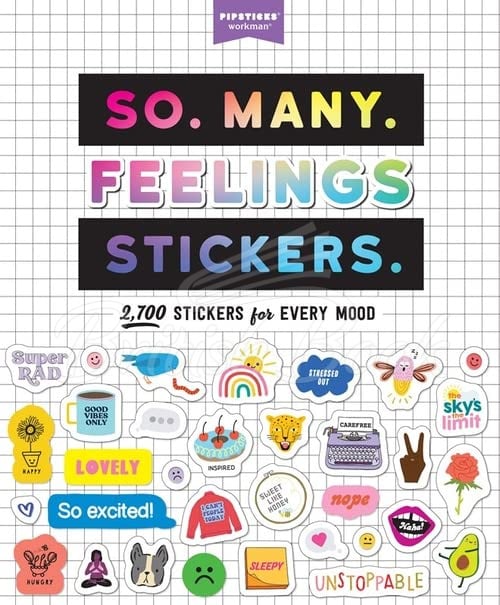 Стікербук So. Many. Feelings Stickers. зображення