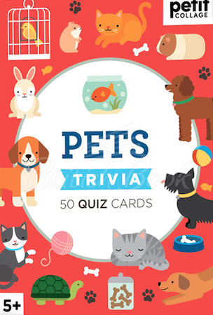 Карточная игра Pets Trivia 50 Quiz Cards изображение