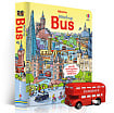 Wind-up Bus Book with Slot-together Tracks