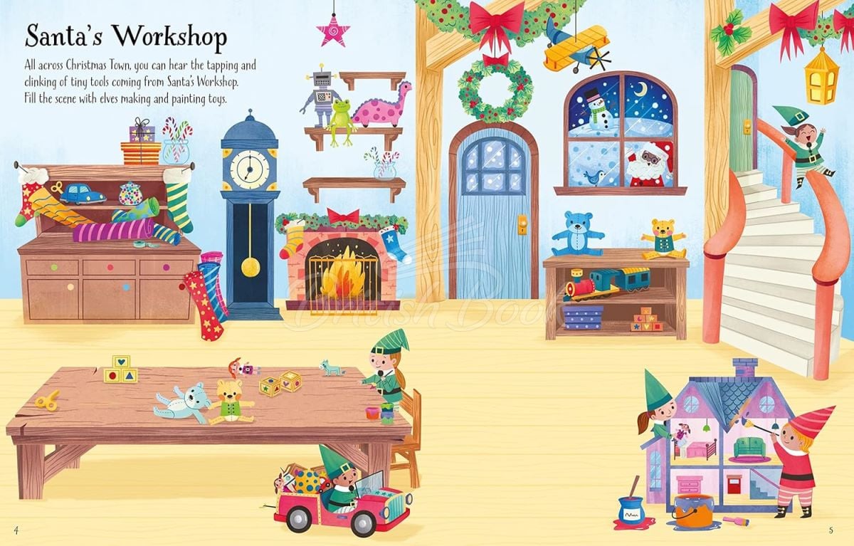 Книга First Sticker Book: Christmas зображення 6