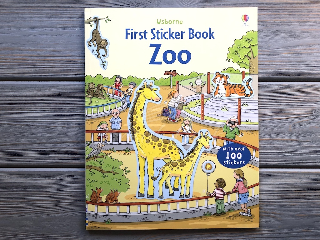 Книга First Sticker Book: Zoo зображення 1