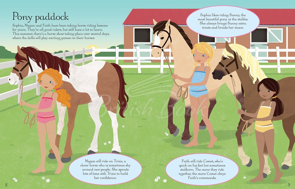 Книга Sticker Dolly Dressing: Horse Show зображення 1