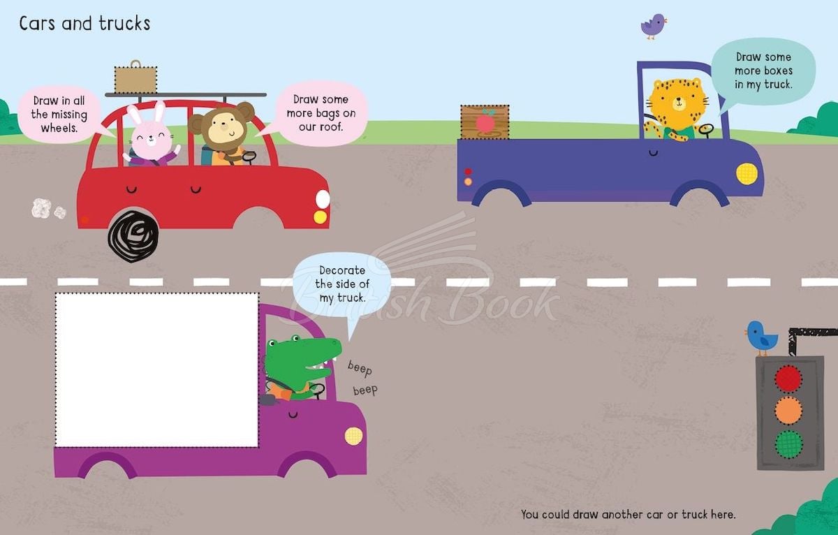 Книга Usborne Early Years Wipe-Clean: First Drawing изображение 2