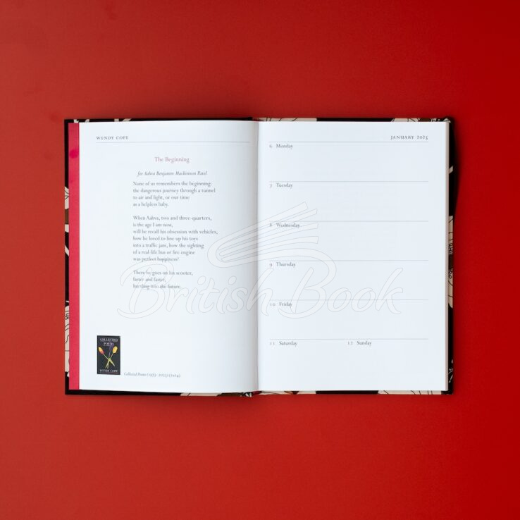 Щоденник Liberty Faber Poetry Desk Diary 2025 зображення 2