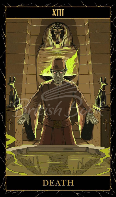 Карты таро Universal Monsters Tarot Deck and Guidebook изображение 1