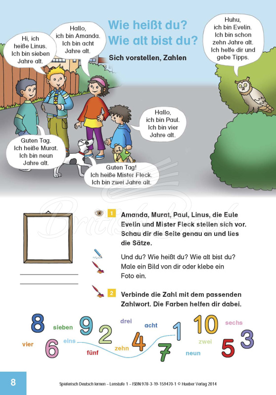 Книга Spielerisch Deutsch lernen Lernstufe 1 Wortschatz und Grammatik — Neue Geschichten изображение 3