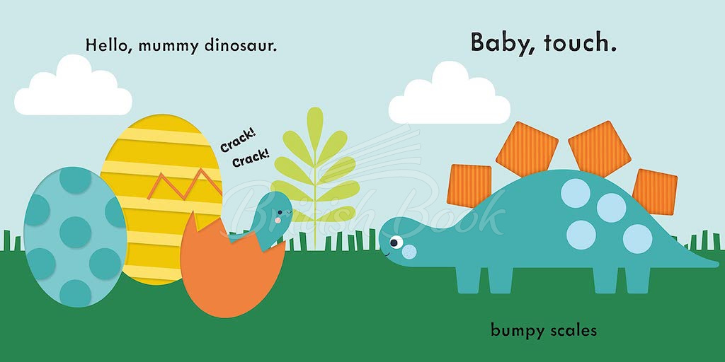 Книга Baby Touch: Dinosaurs (A Touch-and-Feel Playbook) изображение 1