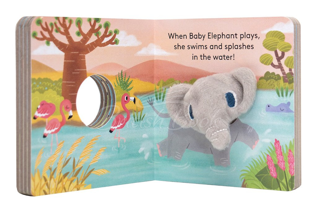 Книга Baby Elephant Finger Puppet Book зображення 2
