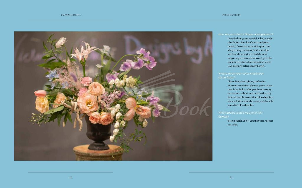 Книга Flower School: A Practical Guide to the Art of Flower Arranging изображение 2