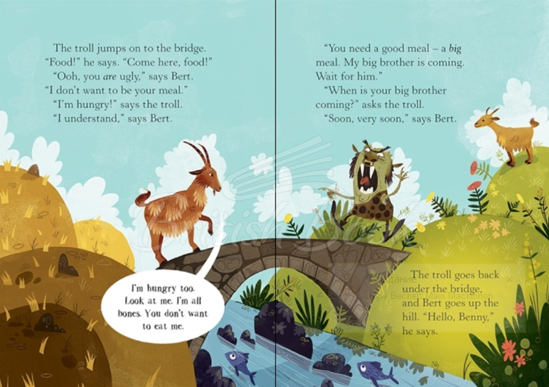 Книга Usborne English Readers Level Starter The Three Billy Goats зображення 1