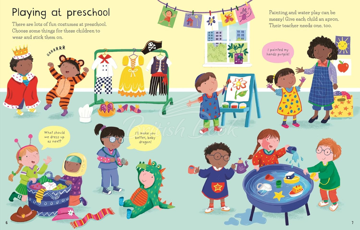 Книга First Sticker Book: Getting Dressed зображення 3