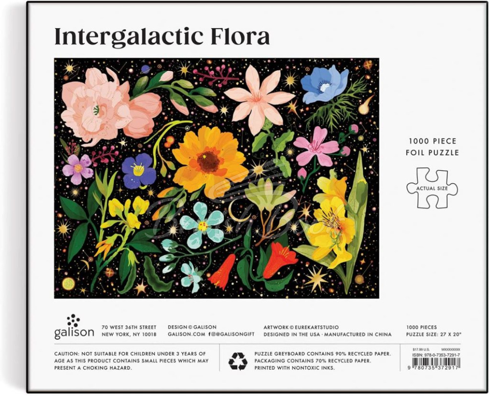 Пазл Intergalactic Flora 1000 Piece Foil Puzzle изображение 3