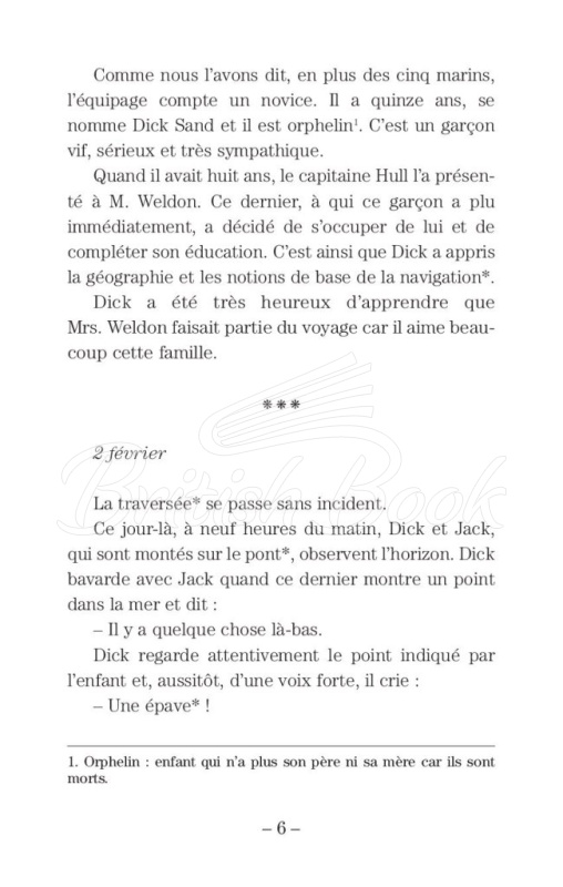 Книга Lectures en Français Facile Niveau 1 Un capitaine de 15 ans зображення 4