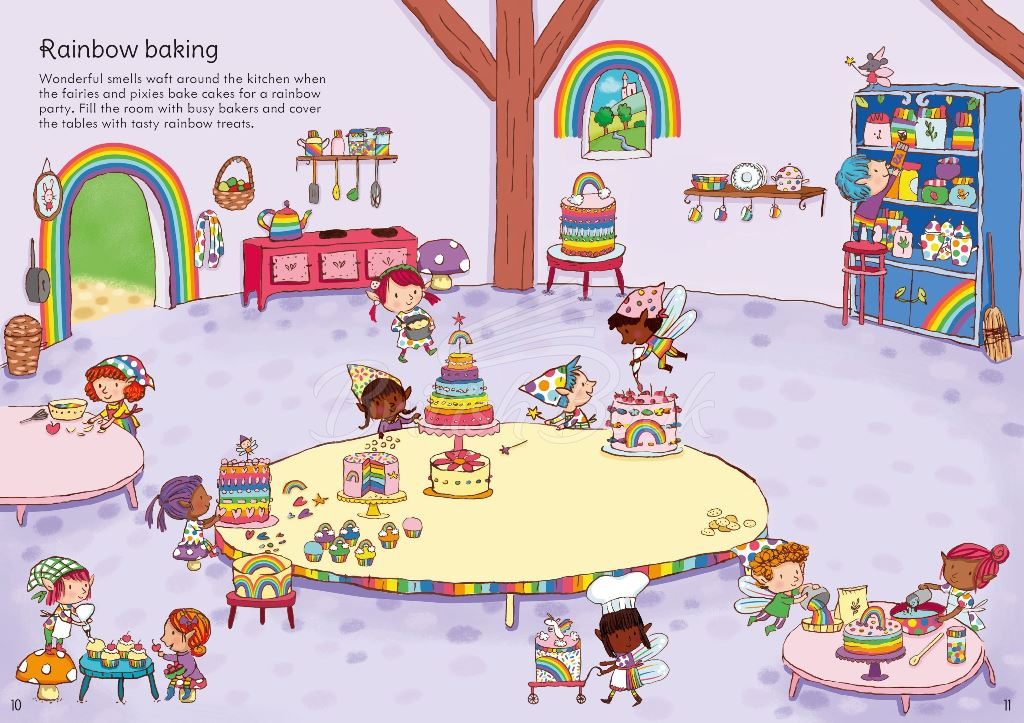 Книга Little First Stickers: Rainbows зображення 1