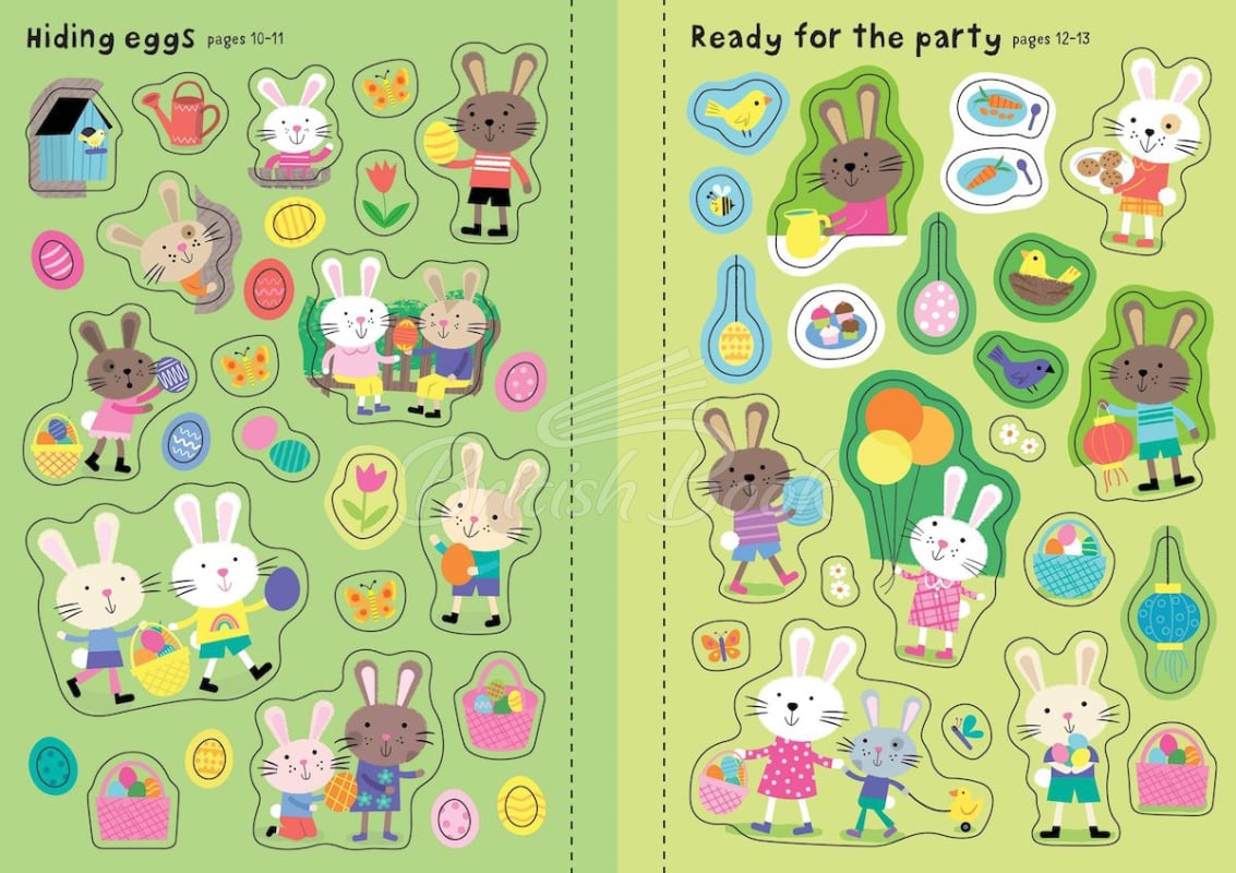 Книга Little First Stickers: Easter Bunnies изображение 3