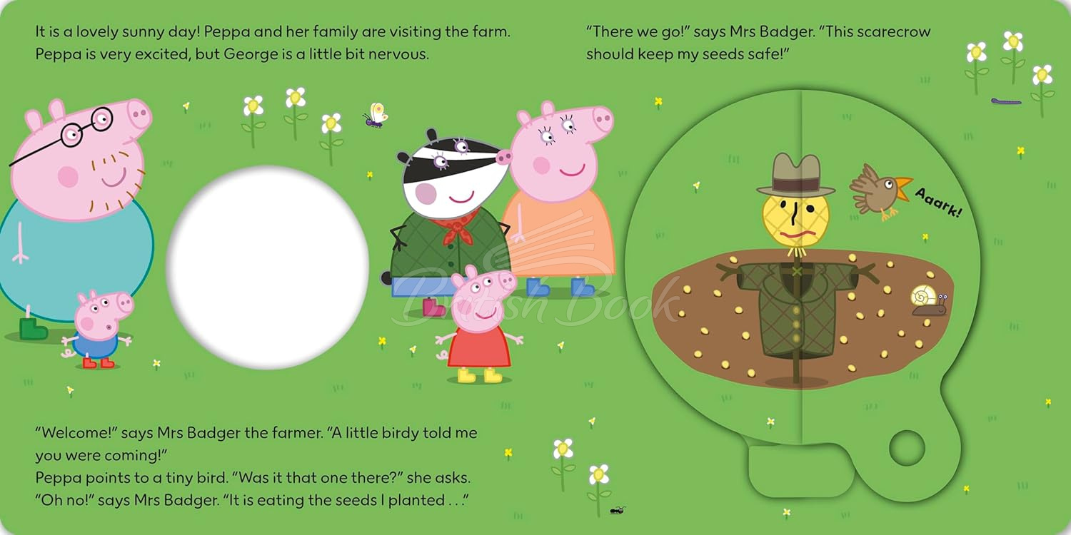 Книга Peppa Pig: Fun at the Farm: A Magic Wheel Book зображення 2