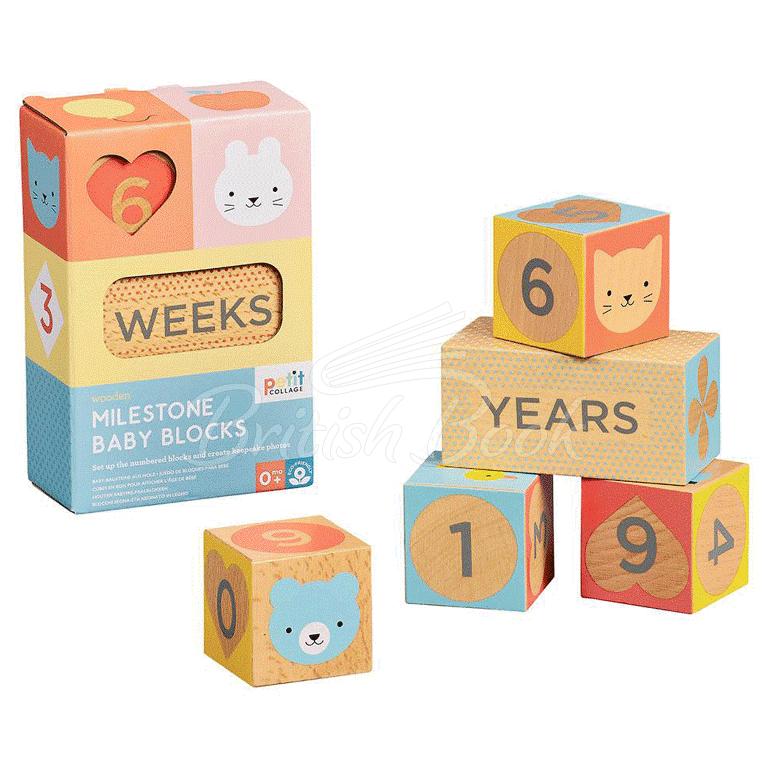 Игрушка Wooden Milestone Baby Blocks изображение 1