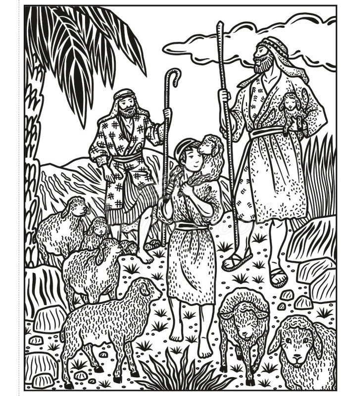 Книга Nativity Magic Painting Book изображение 5