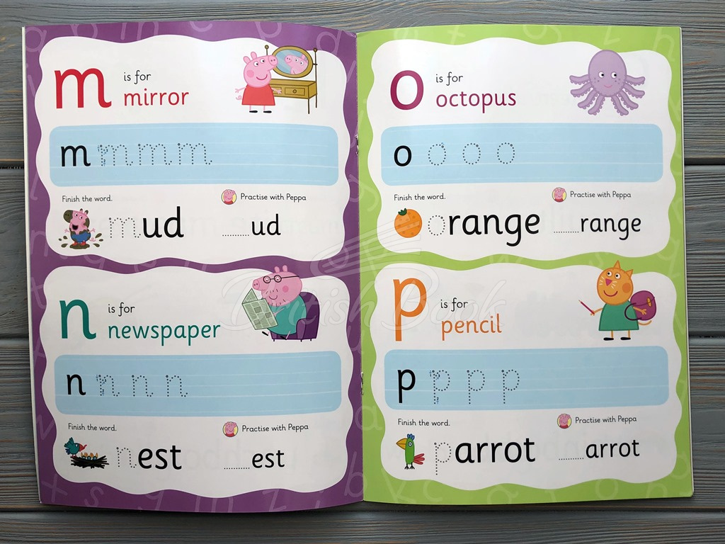 Книга Peppa Pig: Practise with Peppa: Wipe-Clean First Letters изображение 2