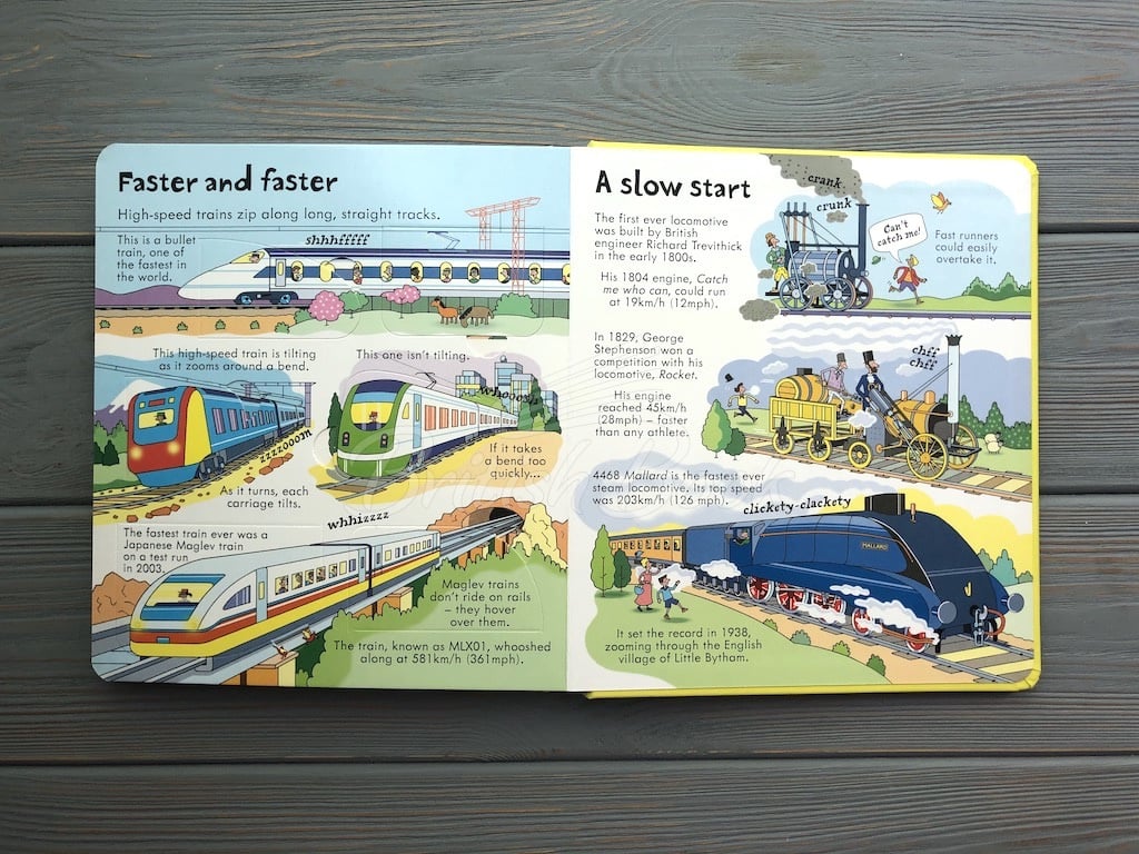 Книга Look inside Trains зображення 8