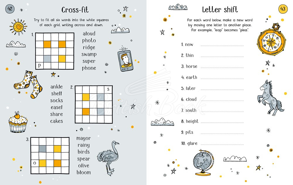 Книга 100 Children's Word Puzzles & Games зображення 2