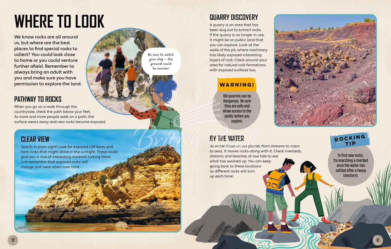 Книга Lonely Planet Kids: Let's Go Rock Collecting зображення 4