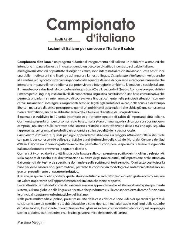 Учебник Campionato d'italiano A2-B1 изображение 3