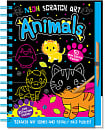 Neon Scratch Art: Animals