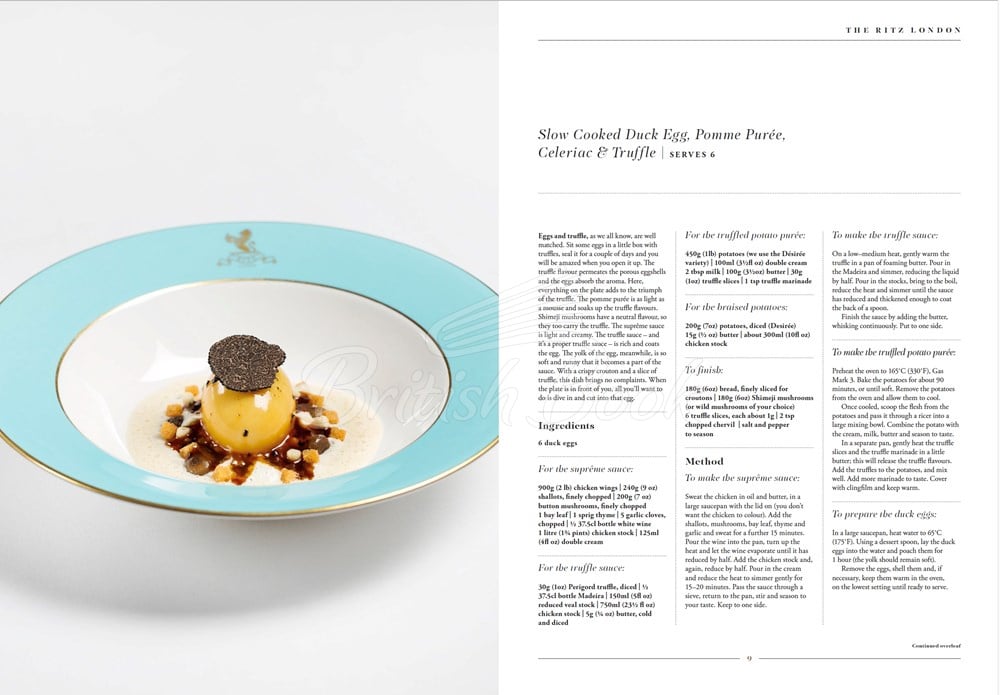 Книга The Ritz London: The Cookbook изображение 1
