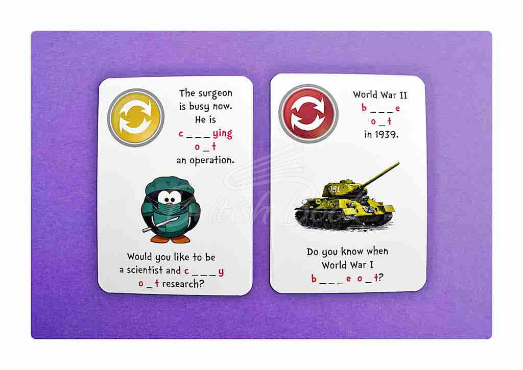 Картки Fun Card English: Phrasal Verbs Part 2 зображення 8