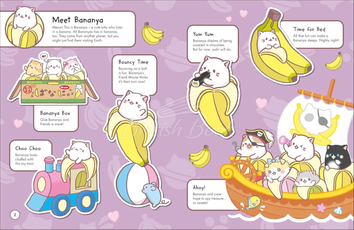 Книга Bananya Ultimate Sticker Collection зображення 1
