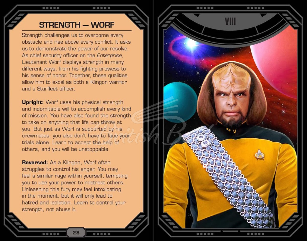 Карти таро Star Trek: The Next Generation Tarot Card Deck and Guidebook зображення 7