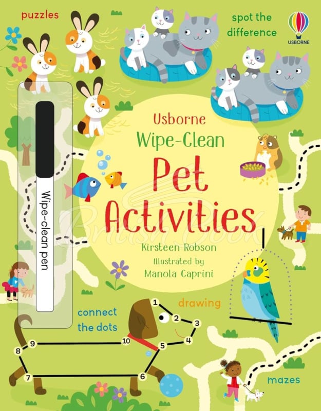 Книга Wipe-Clean Pet Activities зображення