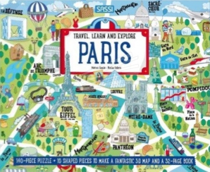 Збірна модель Travel, Learn and Explore: Paris 140-Piece Puzzle зображення