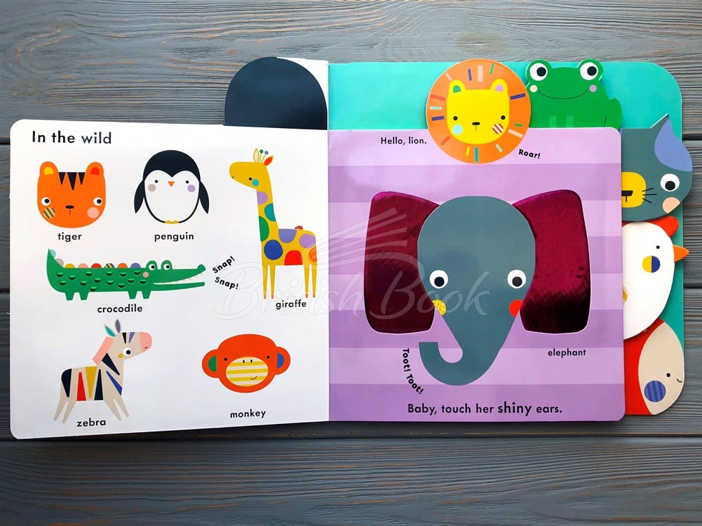 Книга Baby Touch: Animals Tab Book изображение 3