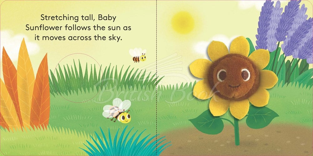 Книга Baby Sunflower Finger Puppet Book изображение 3